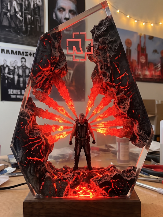 Rammstein Resin Lampe